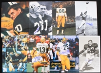 1990's-2000's Green Bay Packers Signed 8 x 10 Photos - Lot of 33 w/ Bob Jeter, Dave Robinson, Elijah Pitts, Fuzzy Thurston & More (JSA)