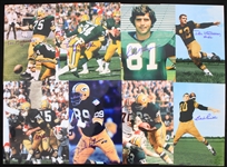 1990's-2000's Green Bay Packers Signed 8 x 10 Photos - Lot of 33 w/ Bob Jeter, Dave Robinson, Elijah Pitts, Fuzzy Thurston & More (JSA)
