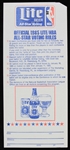 1985 Michael Jordan Rookie Official Lite NBA All Star Voting Rules and Ballot 