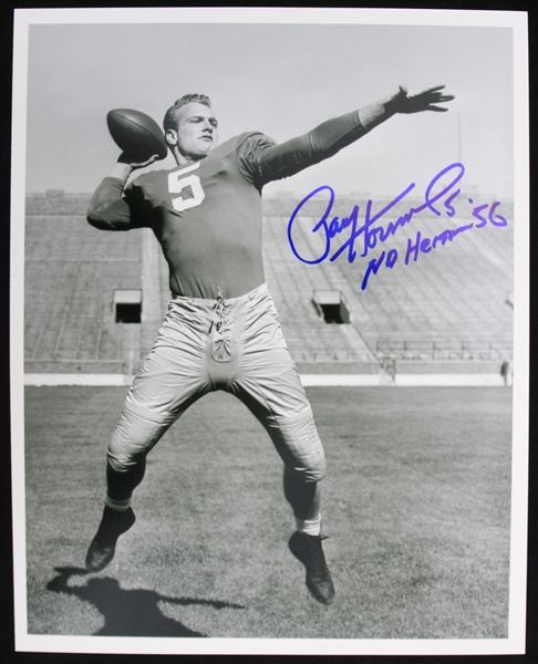 1980s Paul Hornung Green Bay Packers Signed 8" x 10" Black & White Photo (JSA)