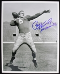 1980s Paul Hornung Green Bay Packers Signed 8" x 10" Black & White Photo (JSA)