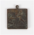 1930 Morinagas Gift 3/4" x 3/4" Baseball Medal