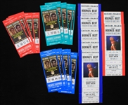 1981-88 Boxing Ticket Collection - Lot of 28 w/ Thomas Hearns vs Sugar Ray Leonard & Boxings Best at Caesars Palace