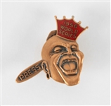 1956 Milwaukee Braves World Series Ghost Press Pin