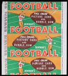 1954 Bowman Football Wax Pack Wrapper 