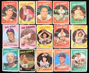 1959 Topps Trading Cards Including Carl Furillo, Moe Drabowsky, Ray Moore and more (Lot of 28)