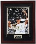 2011 Aaron Rodgers Green Bay Packers Signed 26" x 33" Framed Super Bowl XLV MVP Photo (JSA)