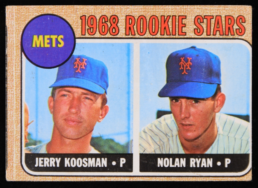 1968 Nolan Ryan Mets Topps #177 Rookie Trading Card 