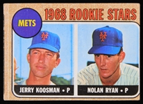 1968 Nolan Ryan Mets Topps #177 Rookie Trading Card 