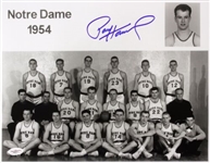 1954 Paul Hornung Notre Dame, Green Bay Packers Signed LE 11x14 B&W Photo *JSA*