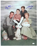 1957-1963 Jerry Mathers Tony Dow Leave it to Beaver Signed 16x20 Photo *JSA*
