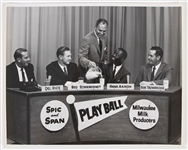 1950s Hank Aaron Milwaukee Braves Spic and Span Play Ball Milwaukee Milk Producers 11x14 Photo 