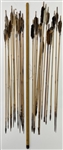 1940s WWII-Era Papua New Guinea Tribesman Bow & Arrows - Lot of 24