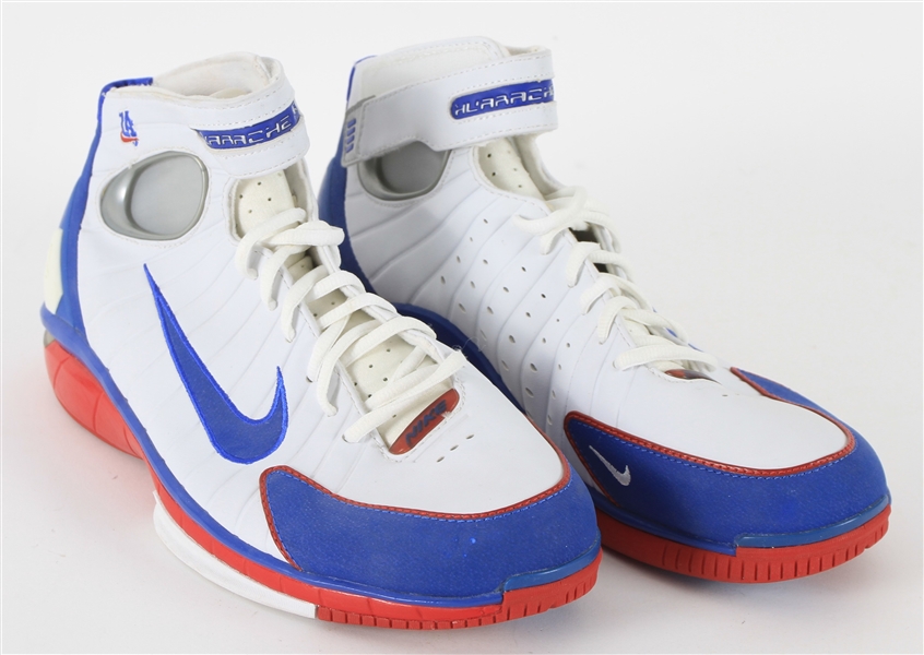 2004 Sam Cassell Minnesota Timberwolves All Star Game Worn Nike Sneakers (MEARS LOA/Cassell LOA)