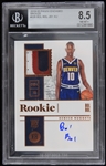 2019-20 Bol Bol Denver Nuggets Signed Panini Encased Bronze Rookie Basketball Trading Card (Beckett Slabbed 8.5 NM-MT+ Card 10 Autograph)