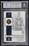 2019-20 Bol Bol Denver Nuggets Signed Panini Encased Bronze Rookie Basketball Trading Card (Beckett Slabbed 8.5 NM-MT+ Card 10 Autograph)