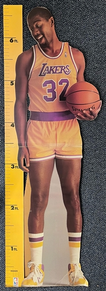 1988 Magic Johnson L.A. Lakers NBA Official Life Size Measure Up 
