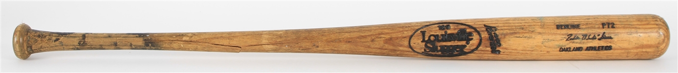 1992-95 Ruben Sierra Oakland Athletics Louisville Slugger Professional Model Game Used Bat (MEARS LOA)