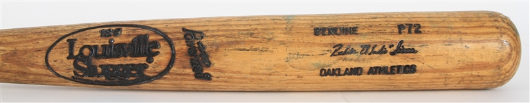 1992-95 Ruben Sierra Oakland Athletics Louisville Slugger Professional Model Game Used Bat (MEARS LOA)
