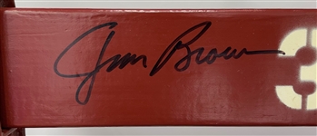 1960s Jim Brown Cleveland Browns Signed Cleveland Municipal Stadium Chair (JSA)