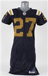 2009 Donald Strickland New York Jets Game Issued AFL Legacy Jersey (MEARS LOA & PSA/DNA)