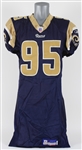 2005 Anthony Hargrove St. Louis Rams Game Worn Home Jersey (MEARS LOA/ProvaGroup)