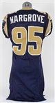 2005 Anthony Hargrove St. Louis Rams Game Worn Home Jersey (MEARS LOA/ProvaGroup)