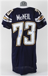 2010 Marcus McNeil San Diego Chargers Signed Home Jersey (MEARS LOA & PSA/DNA)