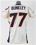 2011 Brodrick Bunkley Denver Broncos Game Worn Road Jersey (MEARS LOA)