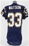 1998 Watson #33 San Diego Chargers Home Jersey (MEARS LOA & PSA/DNA)