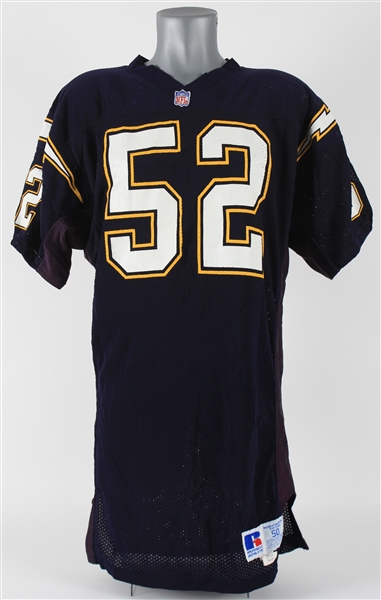 1990s DiBernardo #52 San Diego Chargers Home Jersey (MEARS LOA & PSA/DNA) 