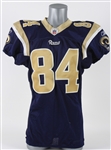2010-12 Danario Alexander St. Louis Rams Game Worn Home Jersey (MEARS LOA)