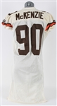 2000 Keith McKenzie Cleveland Browns Game Worn Road Jersey (MEARS LOA) 