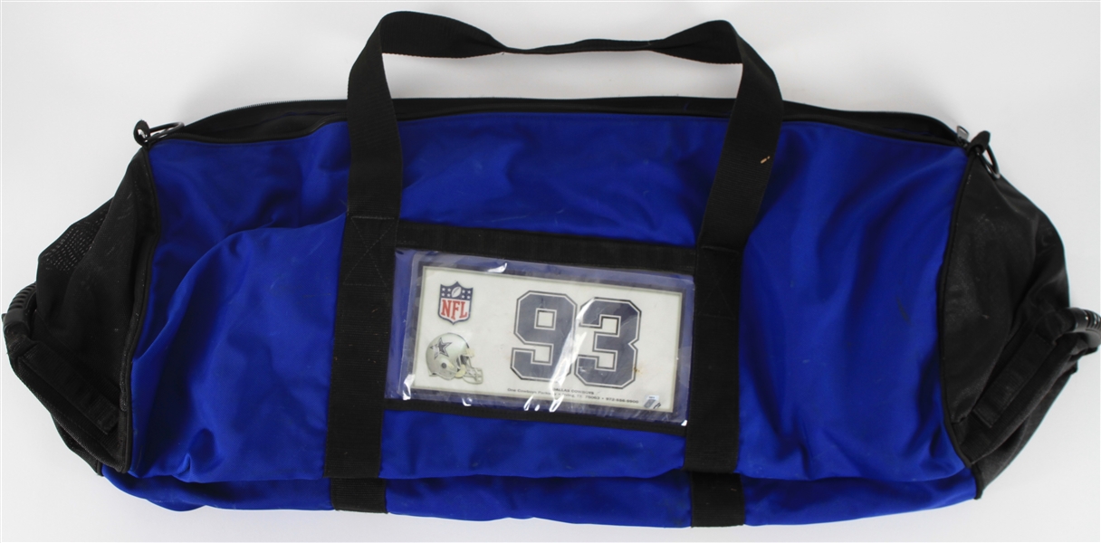 2007-14 Anthony Spencer Dallas Cowboys Team Equipment Bag (MEARS LOA/Steiner)