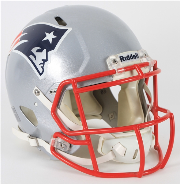 2011-12 Wes Welker New England Patriots Helmet (MEARS LOA)