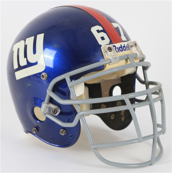 2004 Chris Snee New York Giants Game Worn Helmet (MEARS LOA)
