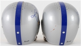 2005 Jim Houston Ohio State Buckeyes Signed College Football Hall of Fame Suspension Helmets - Lot of 2 (JSA)