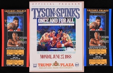 1980s-1990s Mike Tyson Memorabilia (Lot of 3)