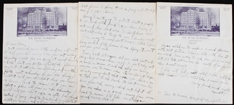 1930s Max Everitt Rosenbloom Hand Written Letter