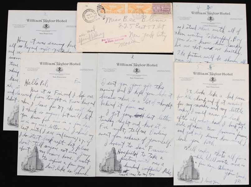 1935 Max Everitt Rosenbloom Hand Written Letter