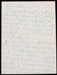 1930s Max Everitt Rosenbloom Hand Written Letter