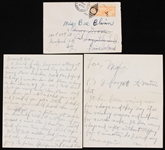 1935 Max Everitt Rosenbloom Hand Written Letter