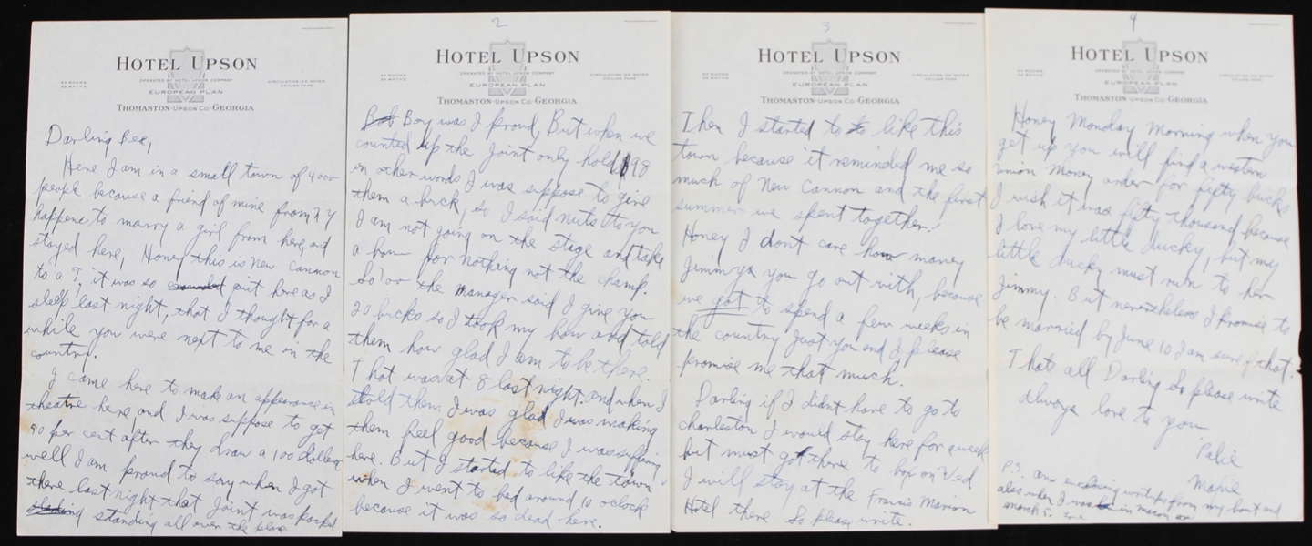 1930s Max Everitt Rosenbloom Hand Written Letter