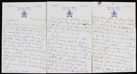1930s Max Everitt Rosenbloom Hand Written Letter