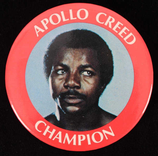 1979 Apollo Creed 4 Inch Pinback Button