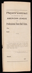 1900 William Gray Milwaukee Brewers American League Player Contract