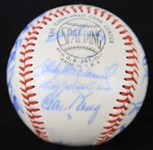 1965 Chicago Cubs Team Signed ONL Giles Baseball w/ 25 Signatures Including Ernie Banks, Ron Santo, Billy Williams, Harvey Kuenn & More (JSA)