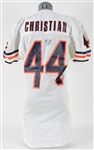 1993 Bob Christian Chicago Bears Signed Game Worn Road Jersey (MEARS LOA/JSA)