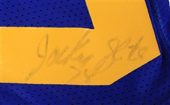 1991-93 Jackie Slater Los Angeles Rams Signed Home Jersey (MEARS LOA/JSA)