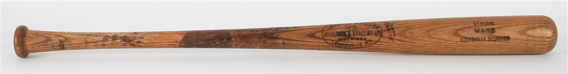 1969-70 Willie Mays San Francisco Giants H&B Louisville Slugger Professional Model Bat (MEARS LOA)